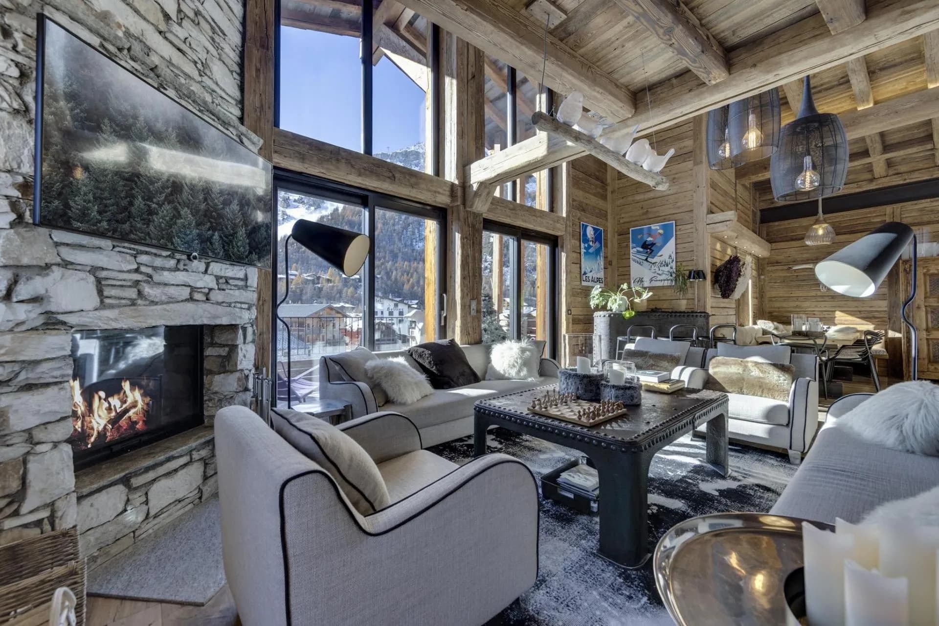 Double-Height Living Space