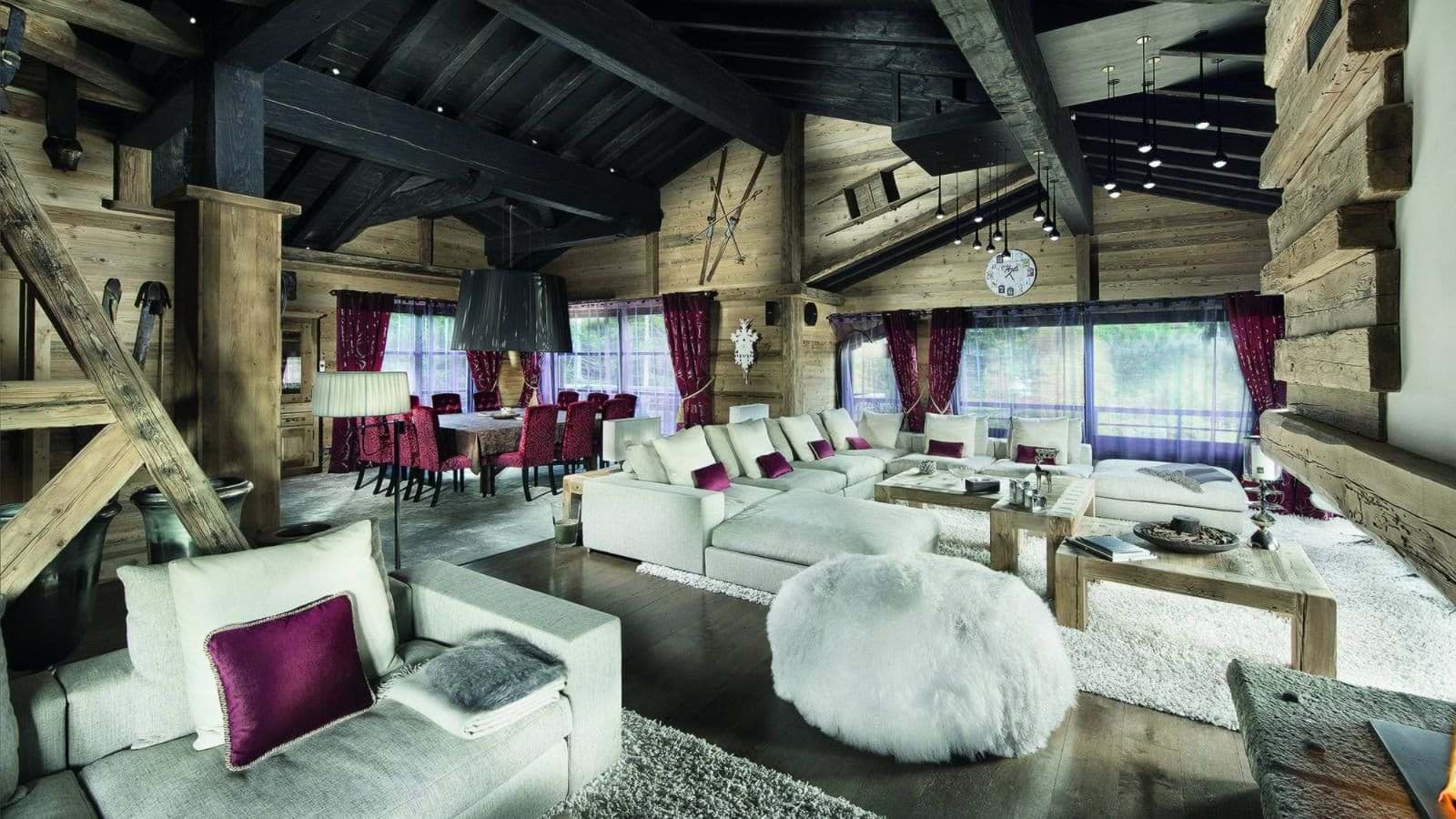 Luxury ski chalet Courchevel bathroom