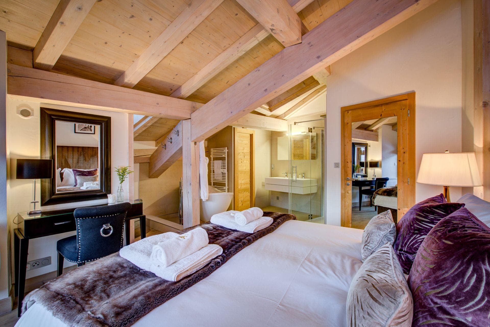 Top-floor master suite