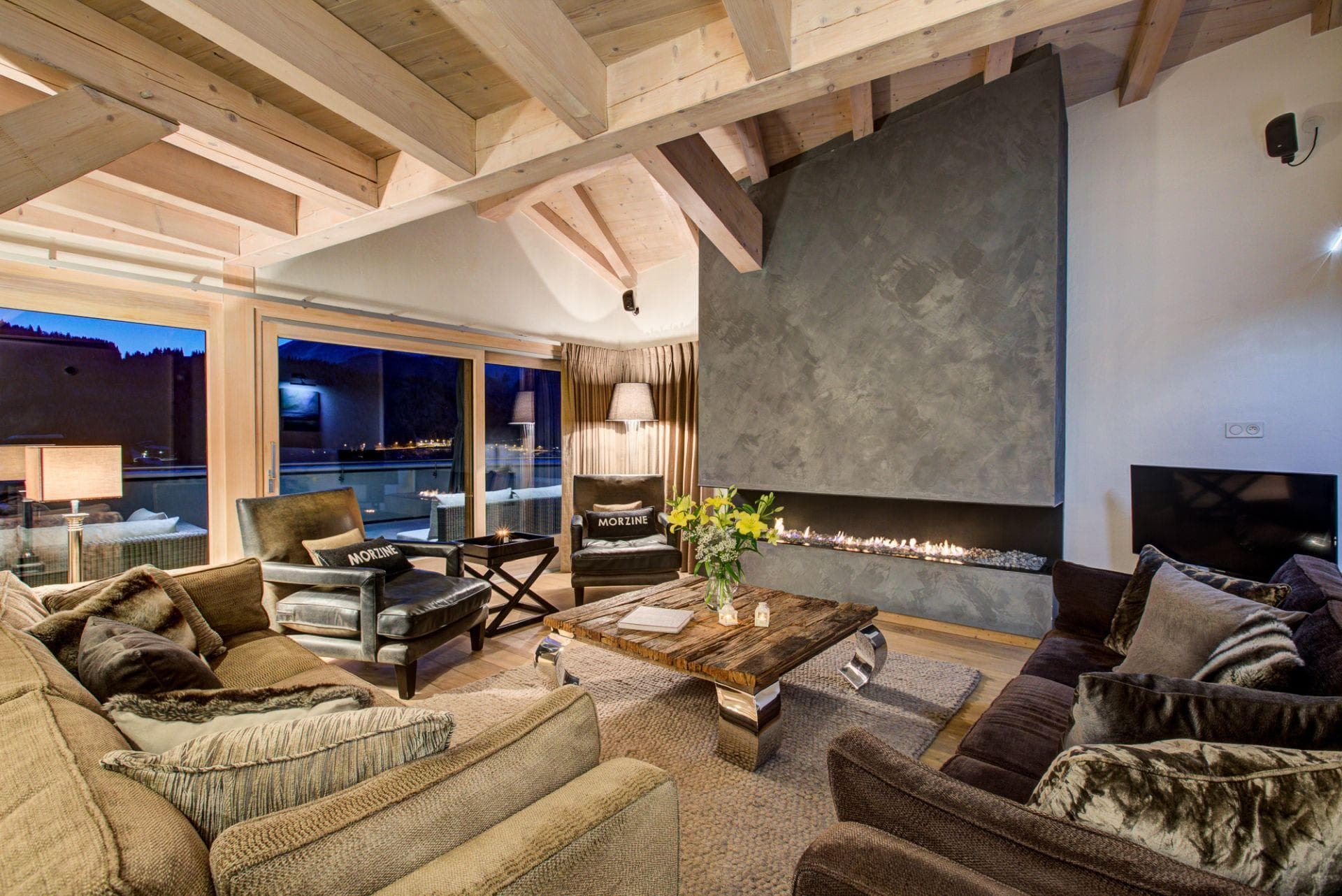 Double-height living