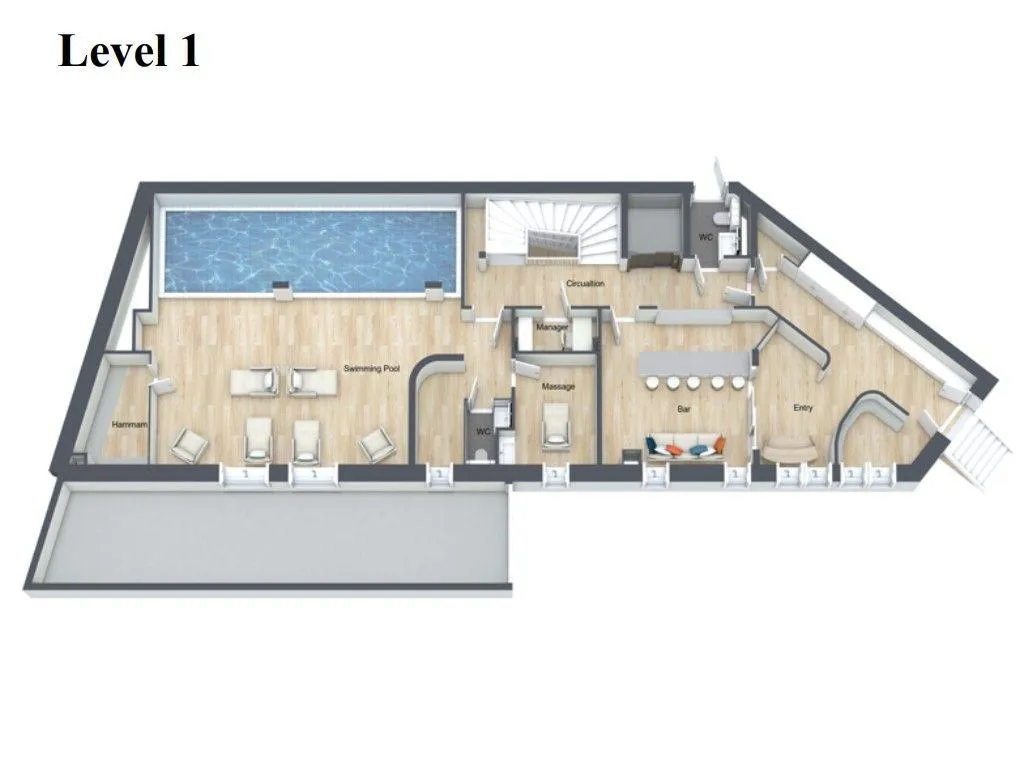 Level 1 floor plan