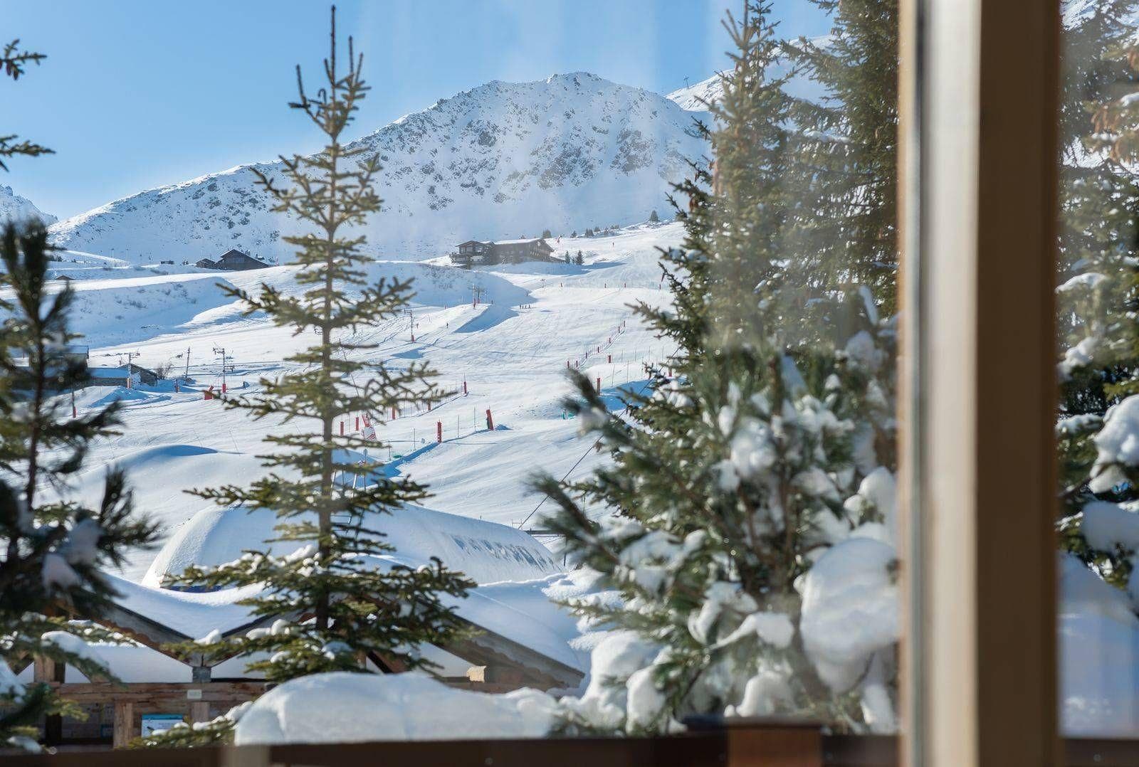 Ski-in/ski-out access; direct views of the piste and chairlifts