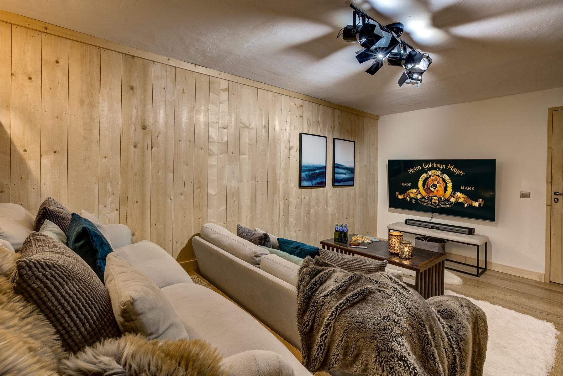 A dedicated cinema room