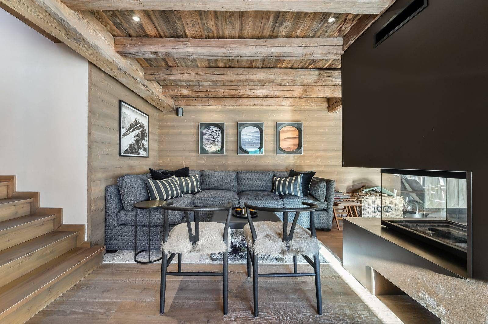 TV lounge and fireplace beside the main living room