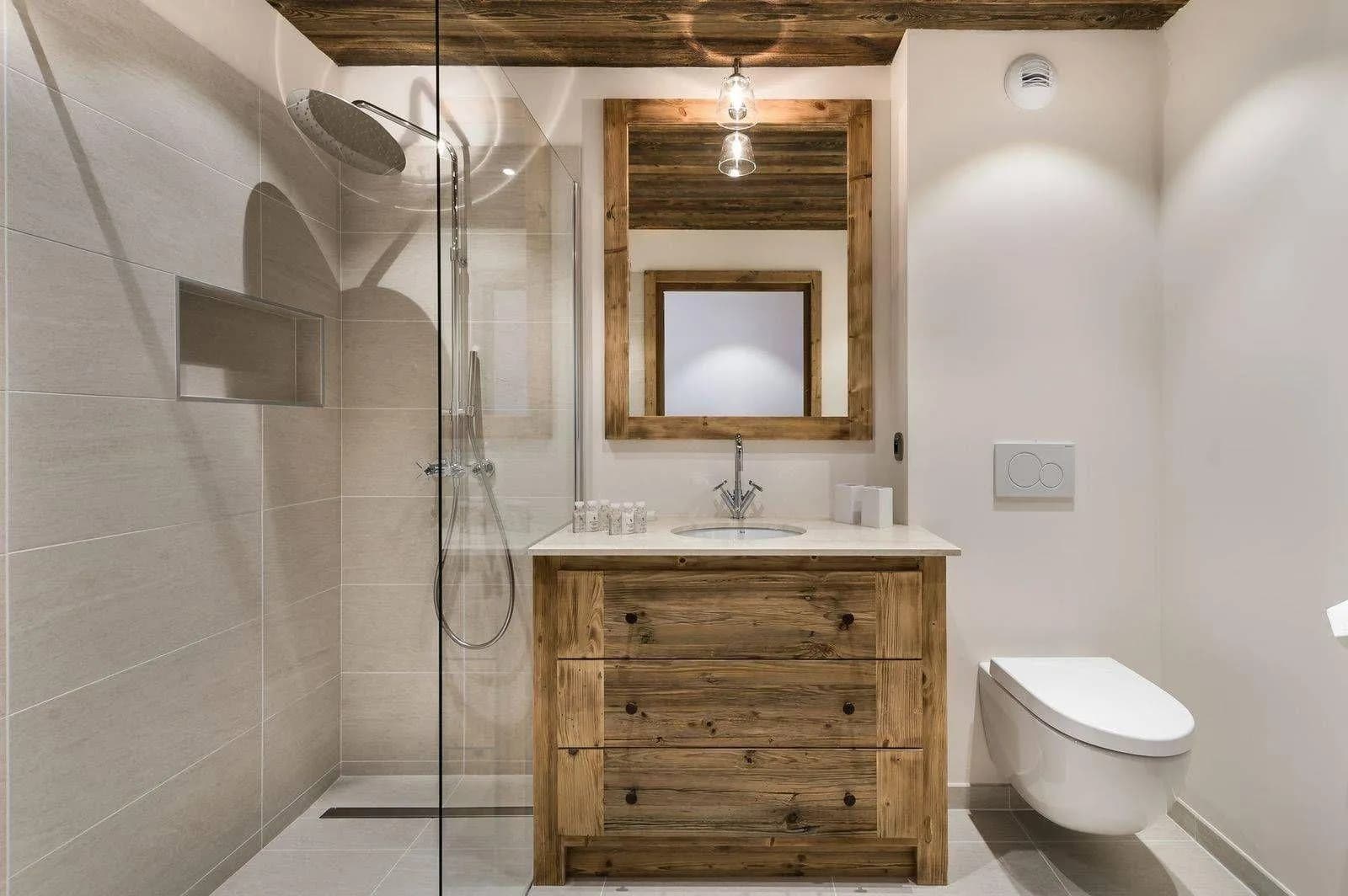 En-suite shower room with a walk-in rainfall shower