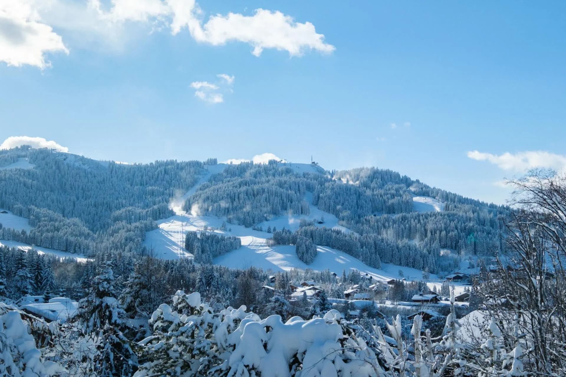 Ski-in/ski-out access; direct views of the Kitzbühel slopes and lifts