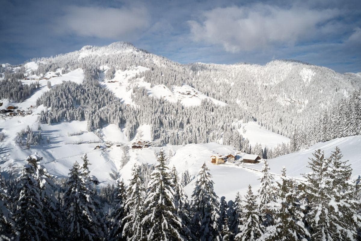 Ski-in, ski-out access with direct views of the surrounding alpine slopes