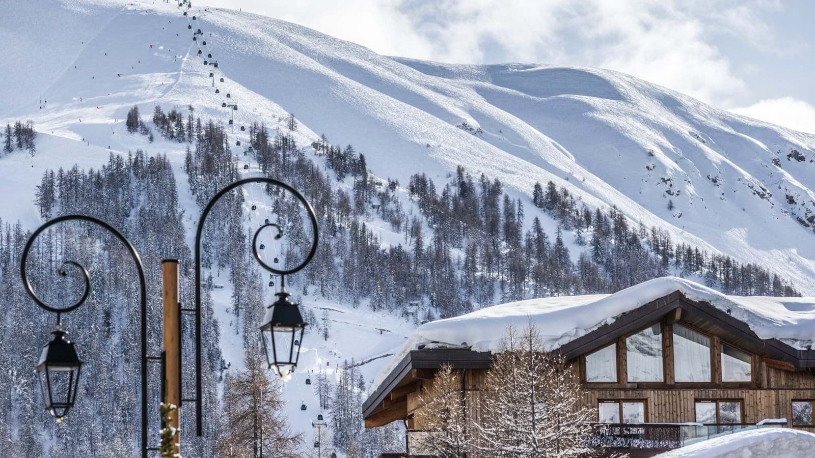 Ski-in, ski-out access with gondola views from the property