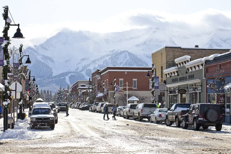 Historic downtown district within walking distance; mountain and ski hill views