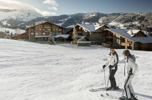 Ski-in, ski-out access with direct proximity to slopes and mountain views