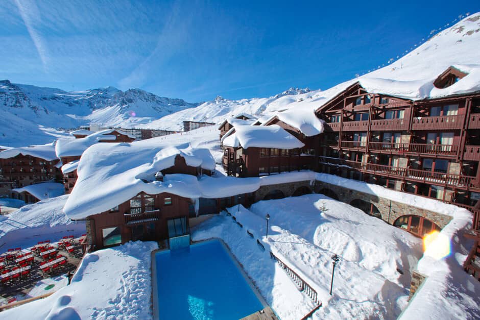 Ski-in/ski-out resort with heated outdoor pool and mountain views