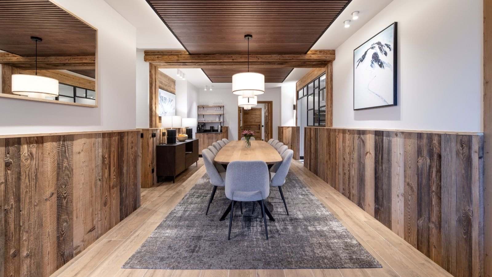 Dining area with seating for 10 and dedicated coffee station