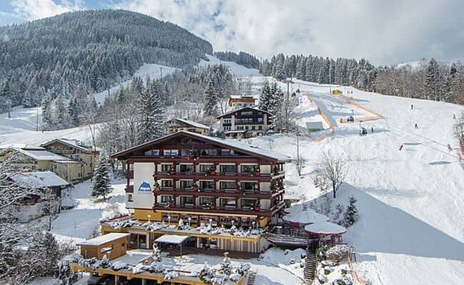 Ski-in, ski-out chalet located directly on groomed mountain slopes