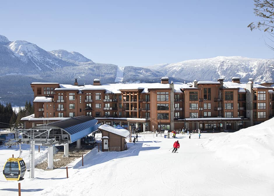 Ski-in/ski-out access with gondola and lift located directly outside the building