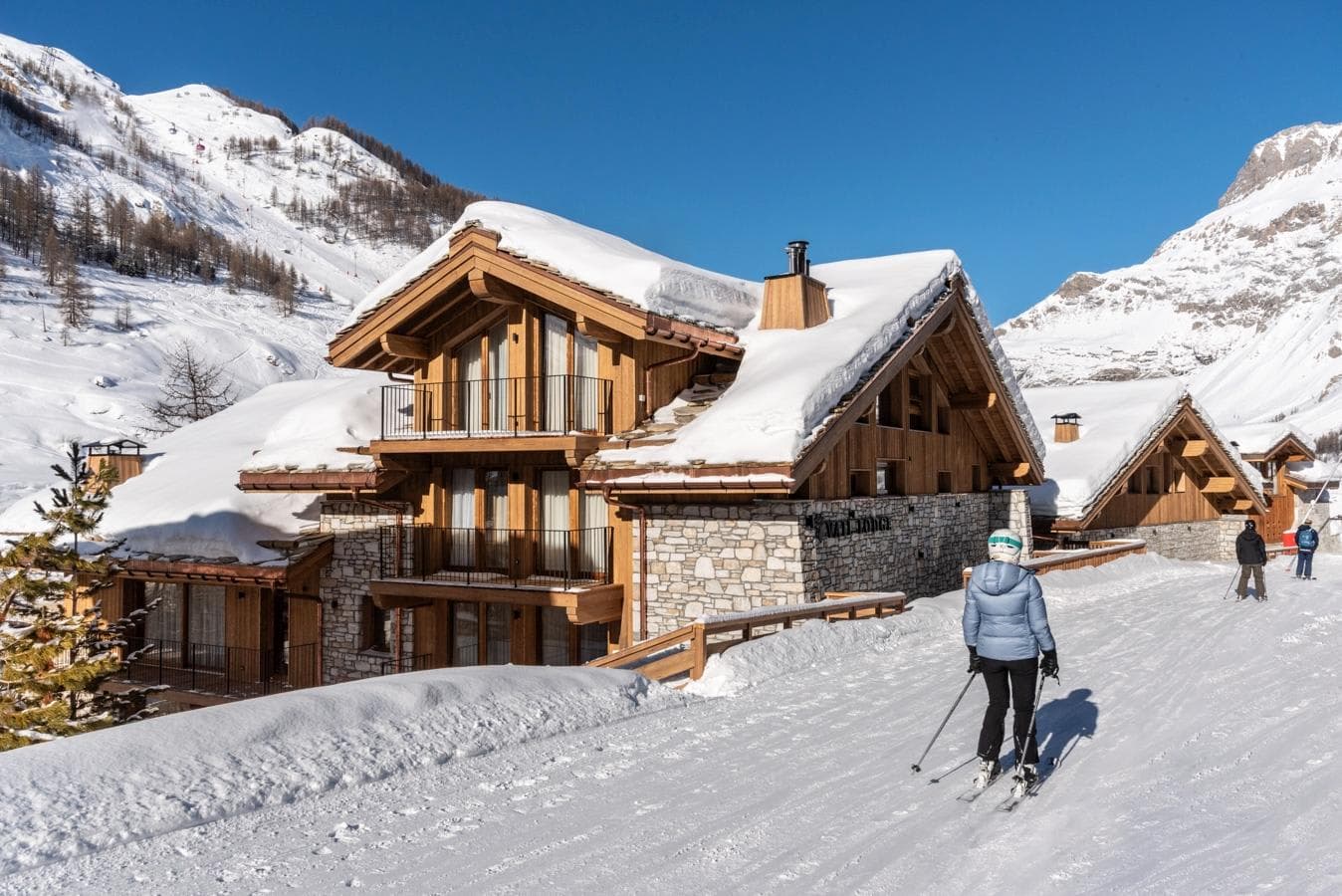 Ski-in, ski-out chalet with direct access to groomed mountain trails