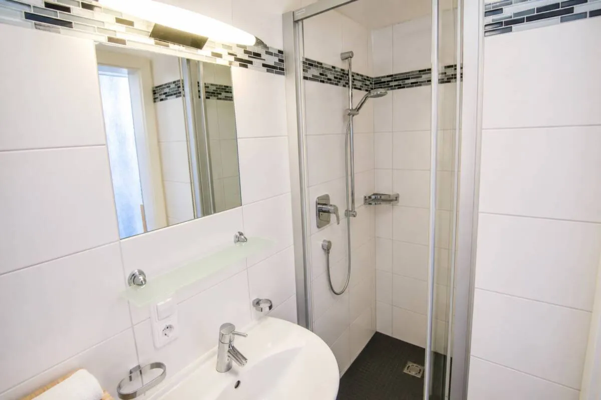 Guest shower room with toilet