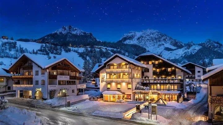Ski-in/ski-out chalet with mountain views and proximity to local village