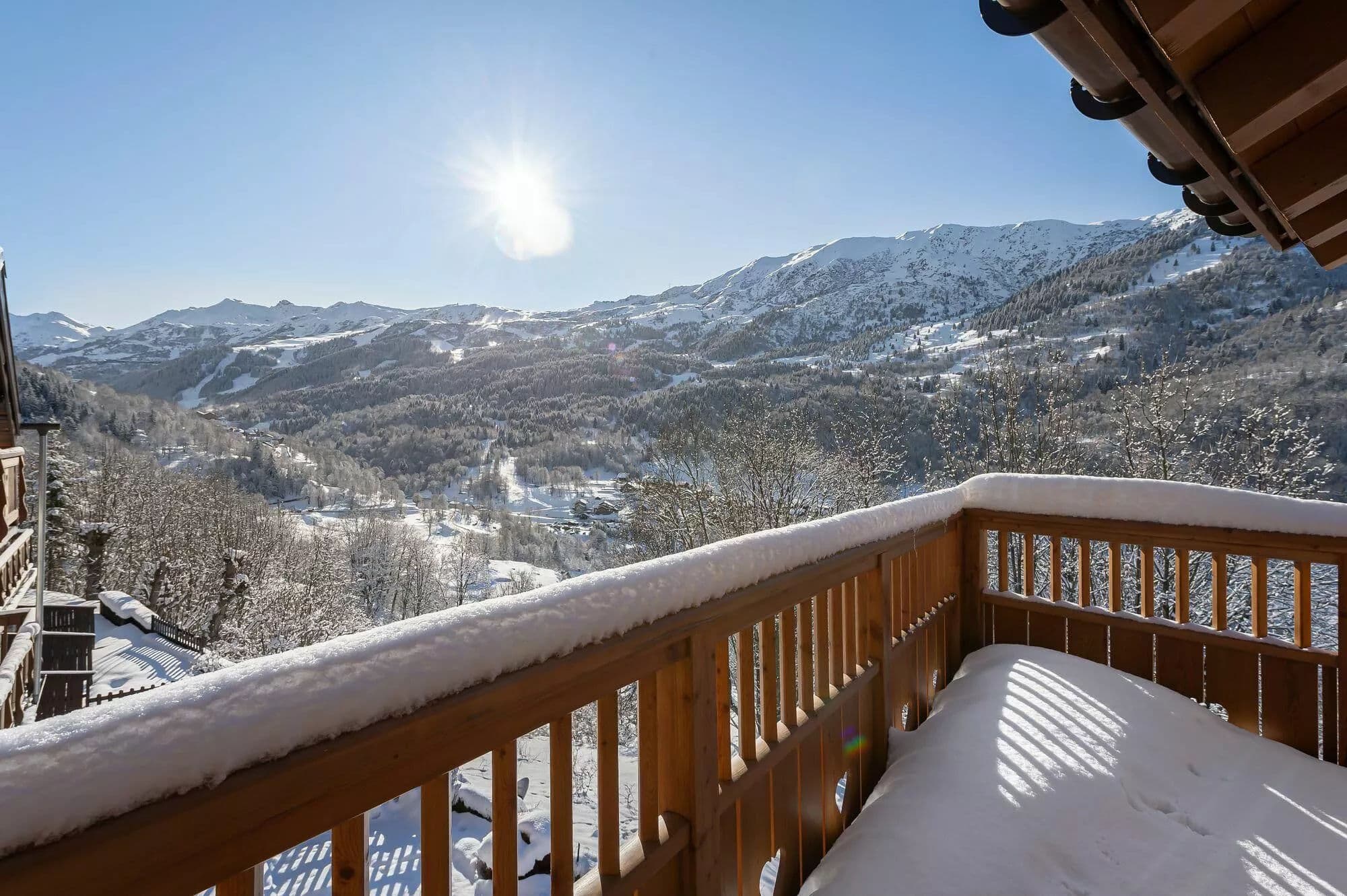 Panoramic mountain outlook