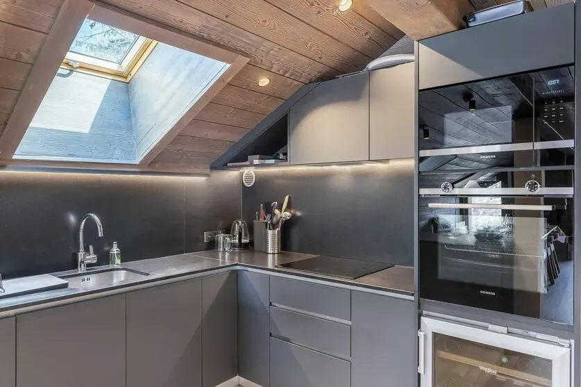 A well-equipped kitchen