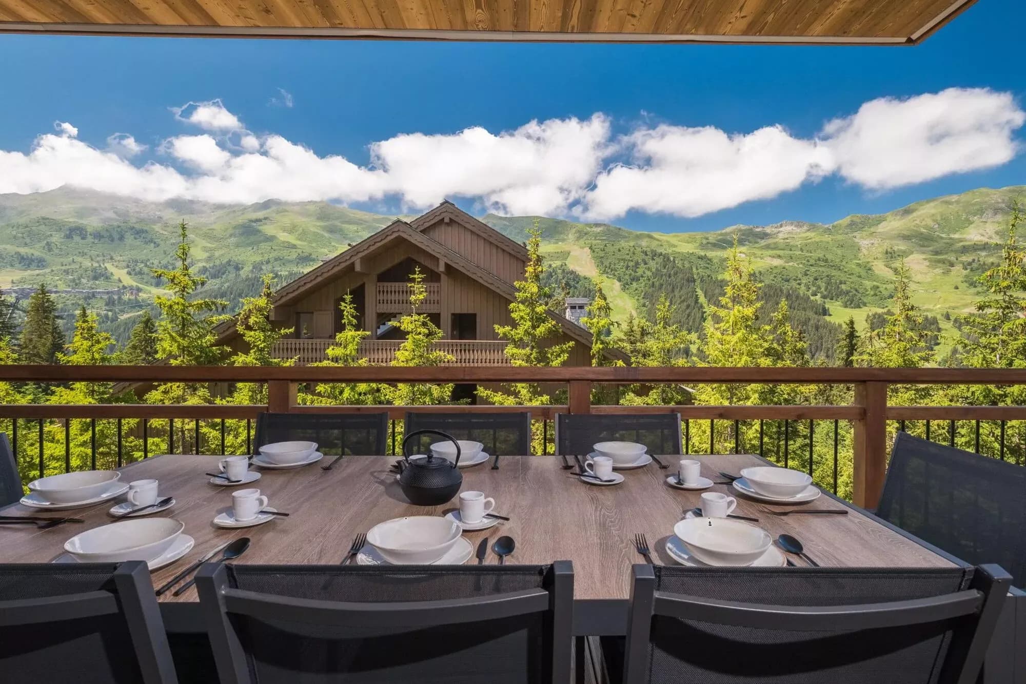 Mountain-view balcony
