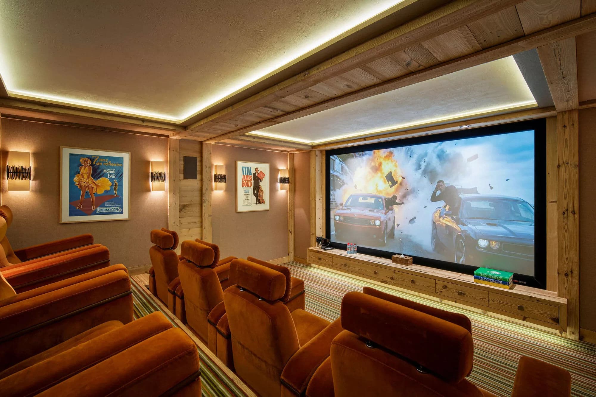 Cinema and games spaces