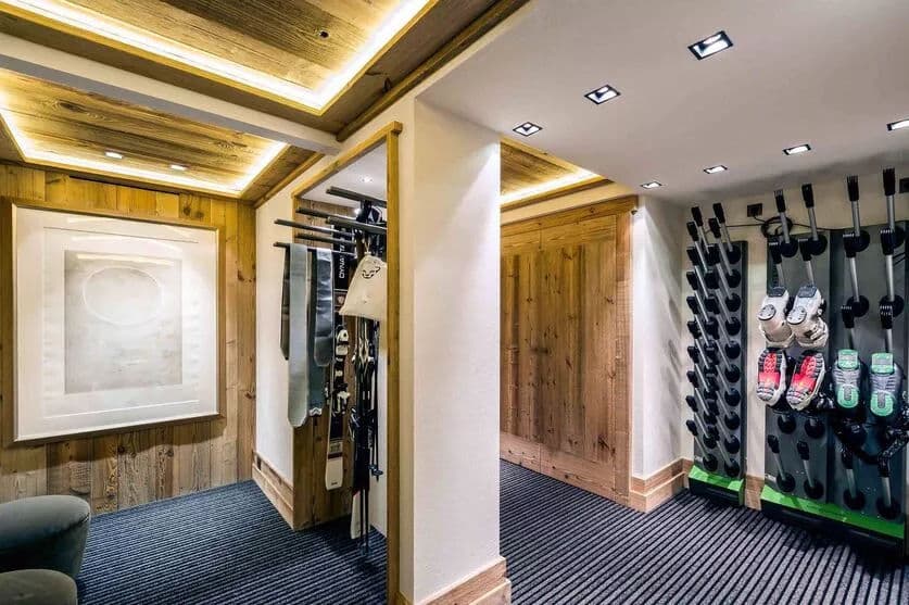 Slope-Side Ski Room
