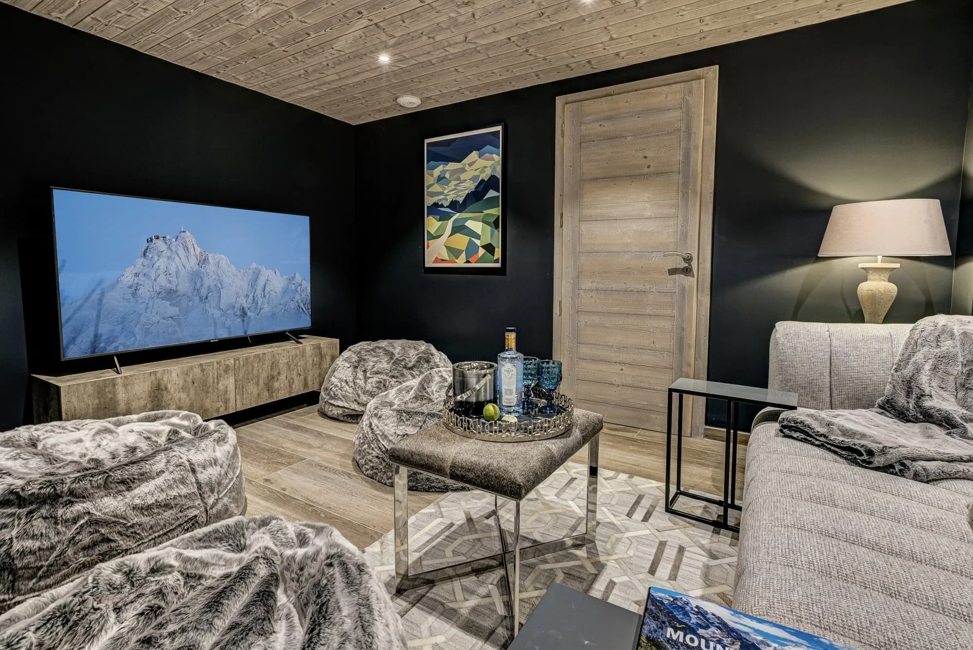 Private screening room