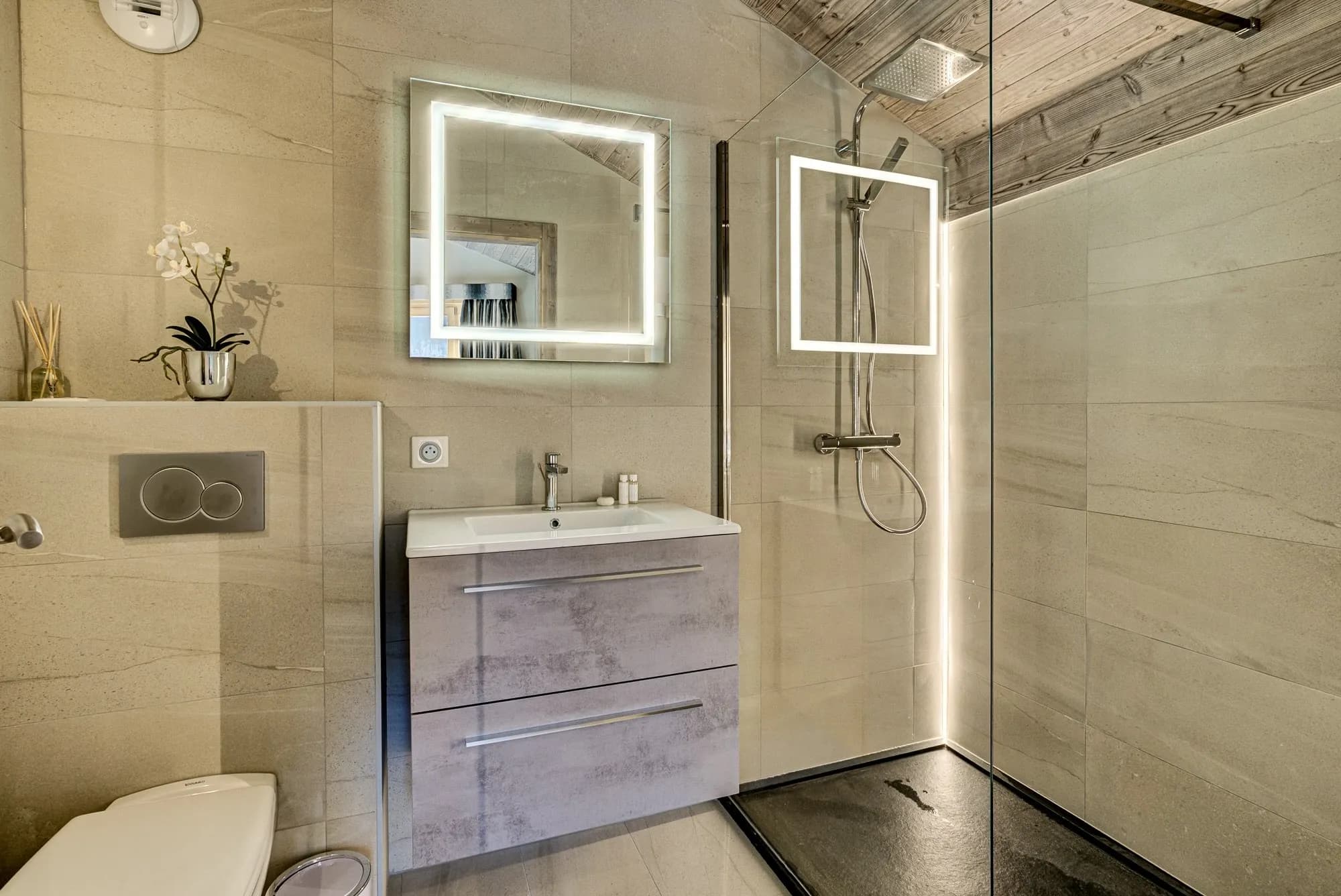 En-suite shower room with a walk-in shower
