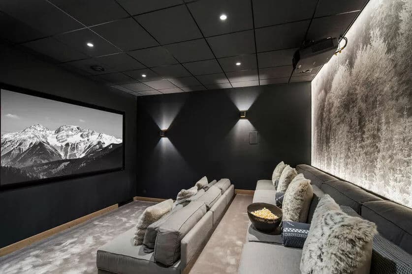 Cinema, bar and wine cellar
