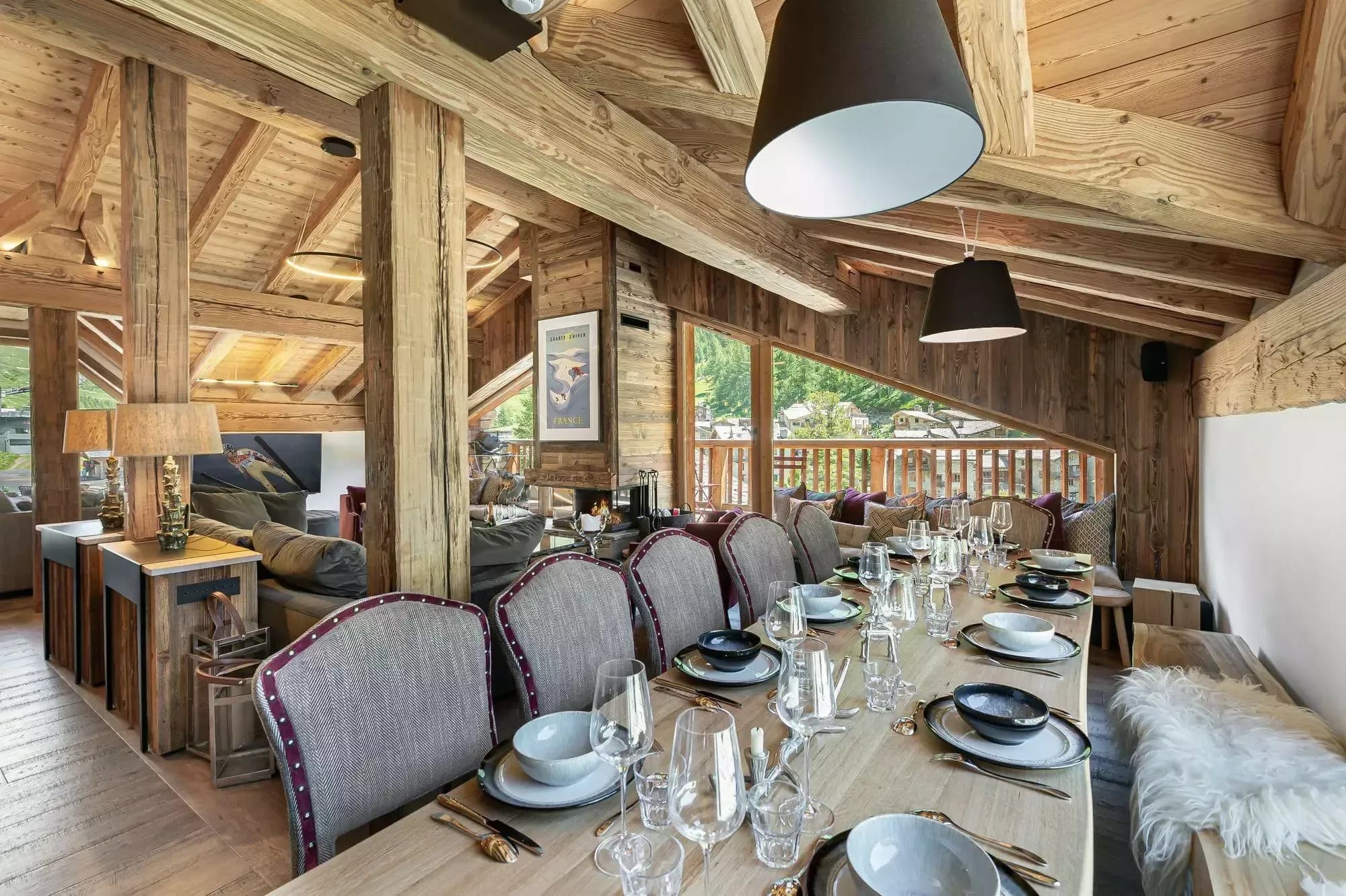Half-board chalet service