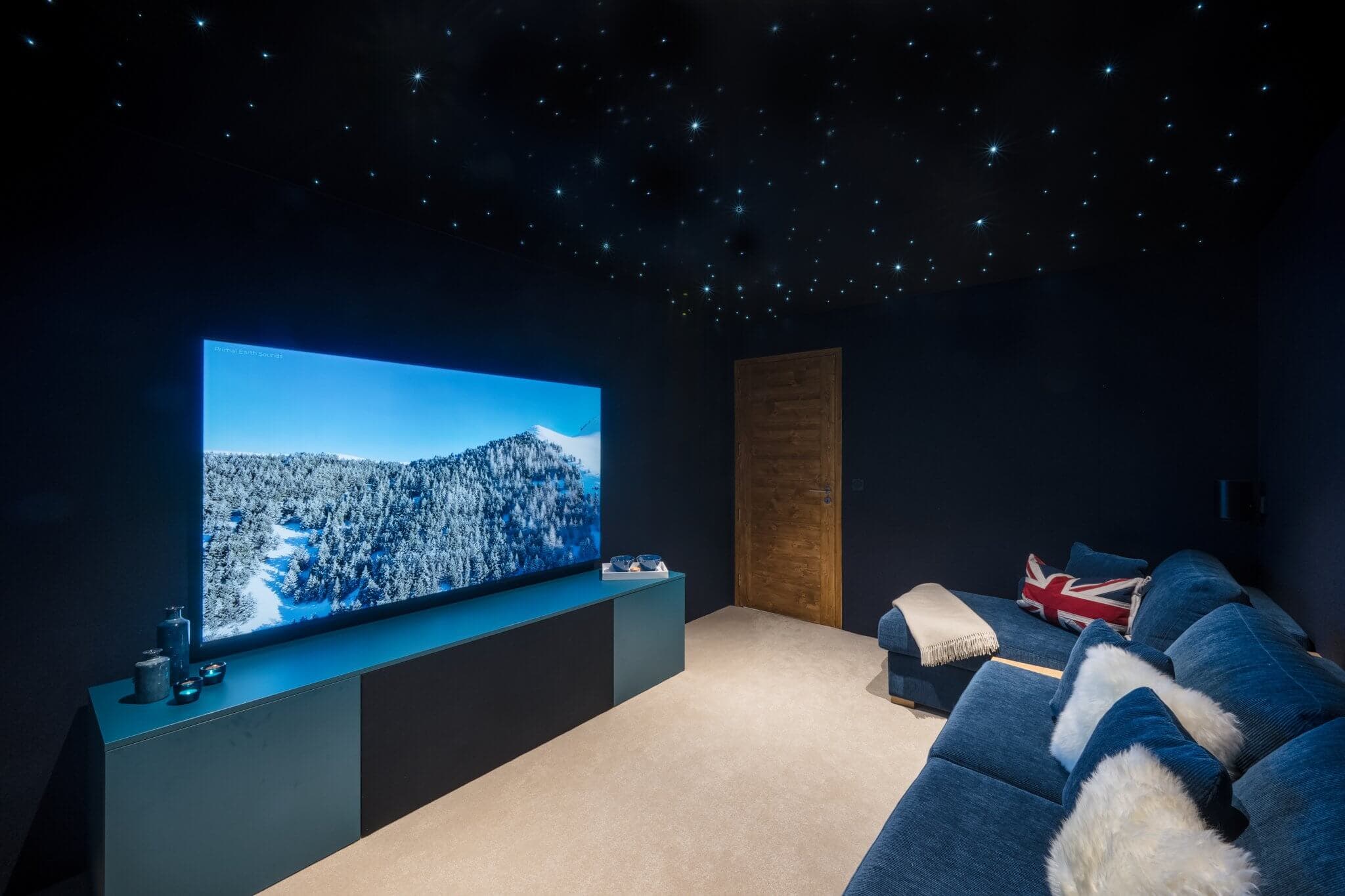 Cinema and games room
