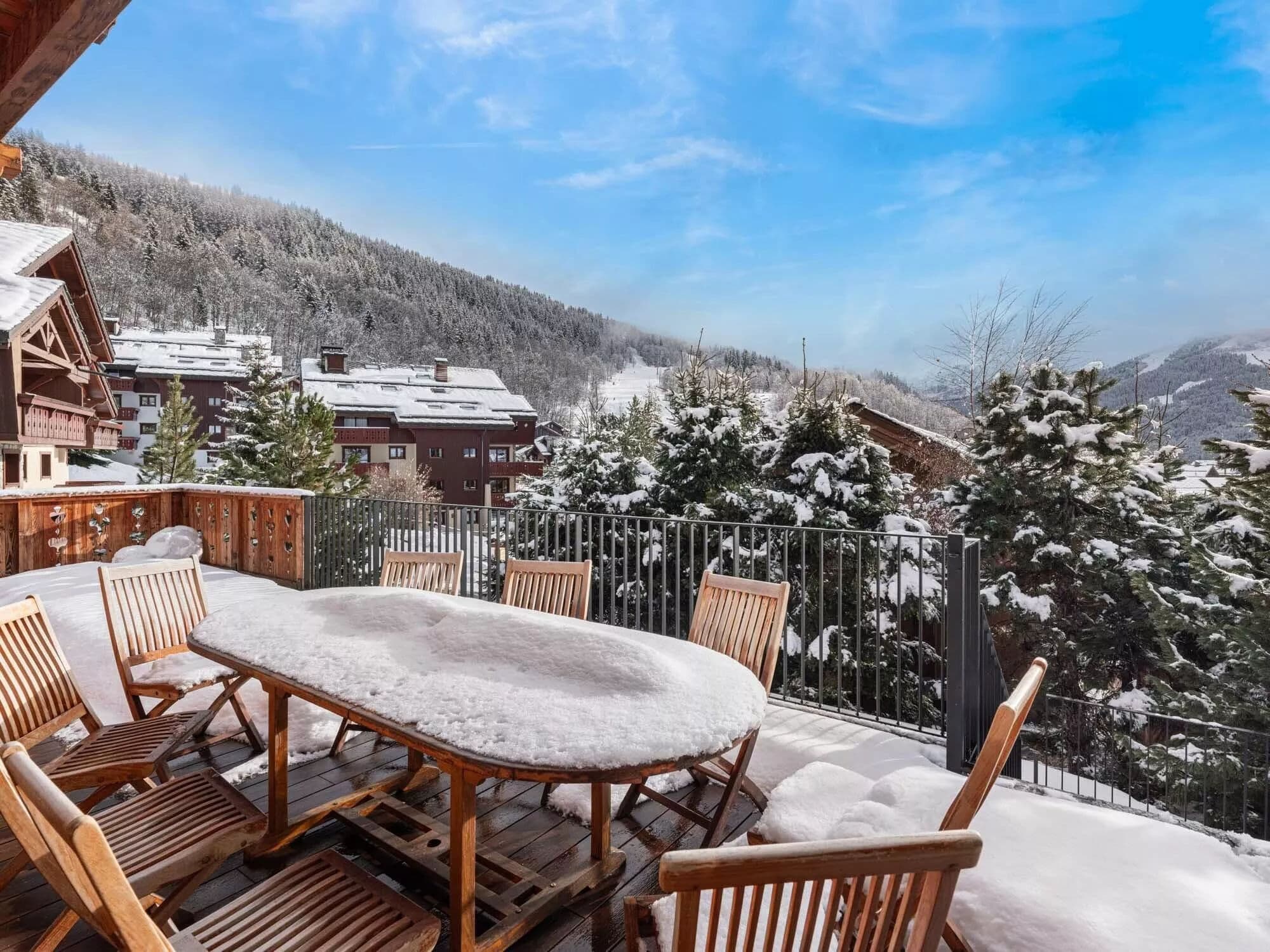 South-facing mountain views