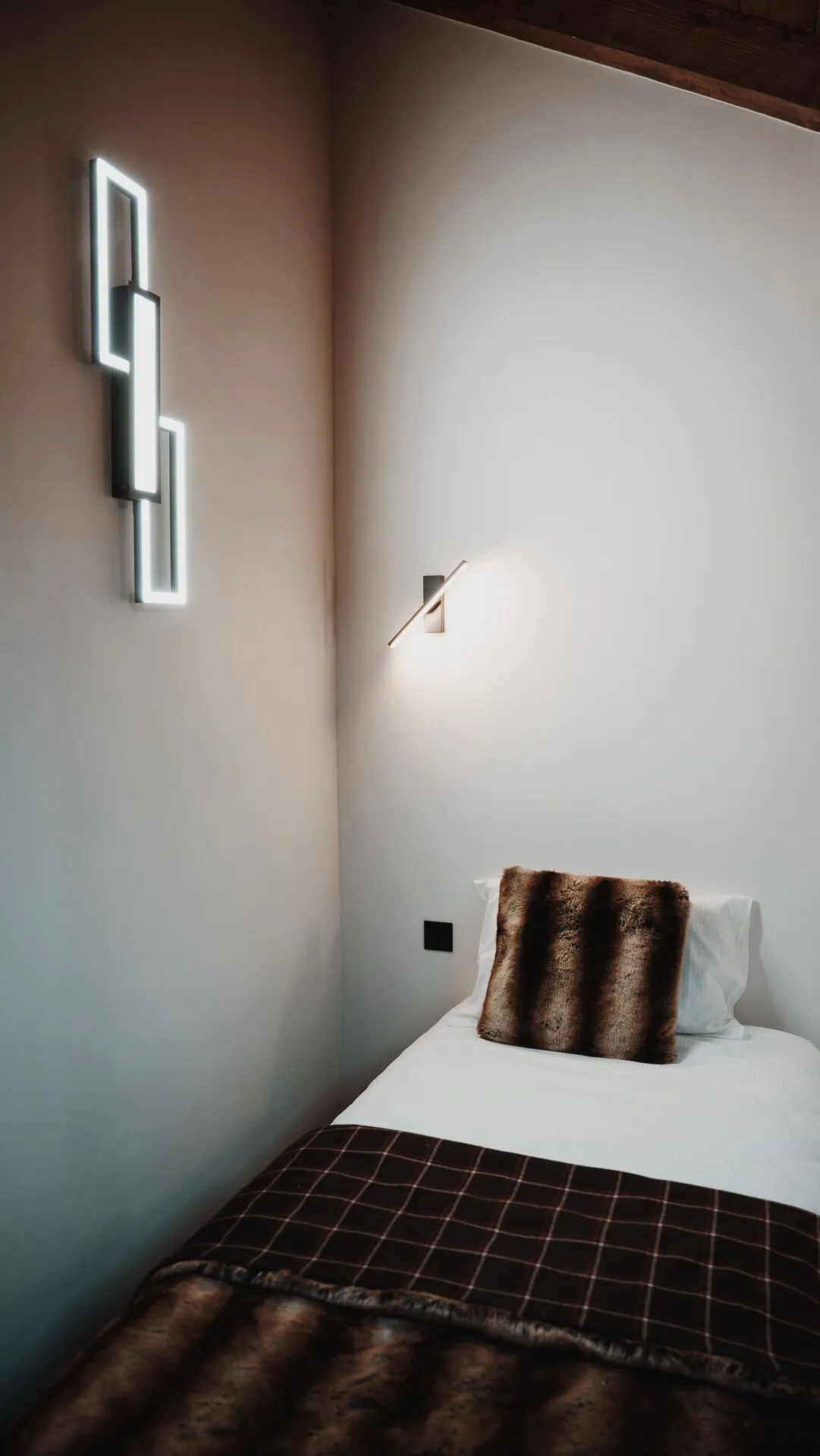 Bedside view in a bedroom