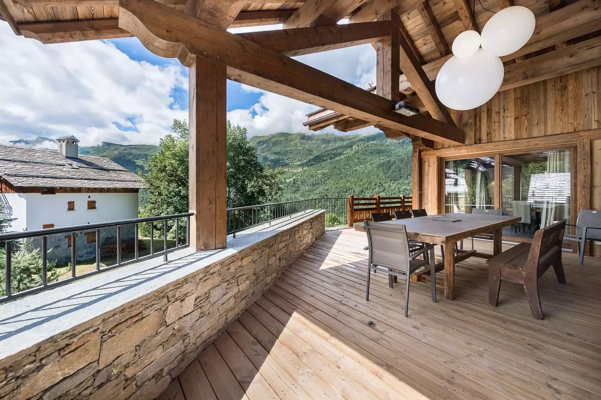 Panoramic terrace views
