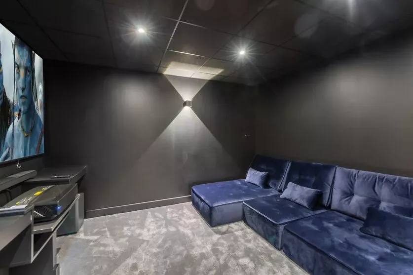 A dedicated cinema room