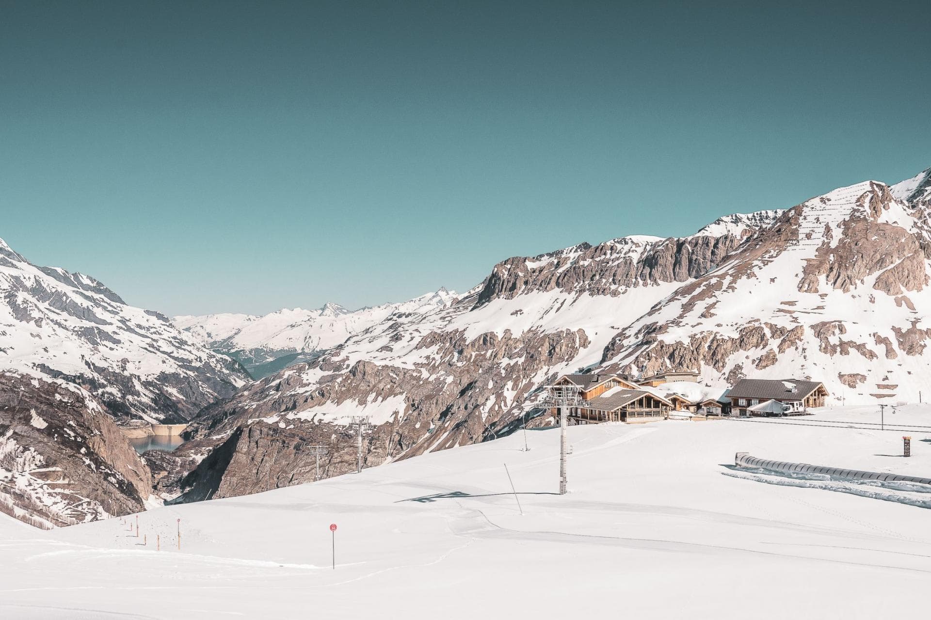 Ski-in, ski-out access with mountain views and nearby lift terminal
