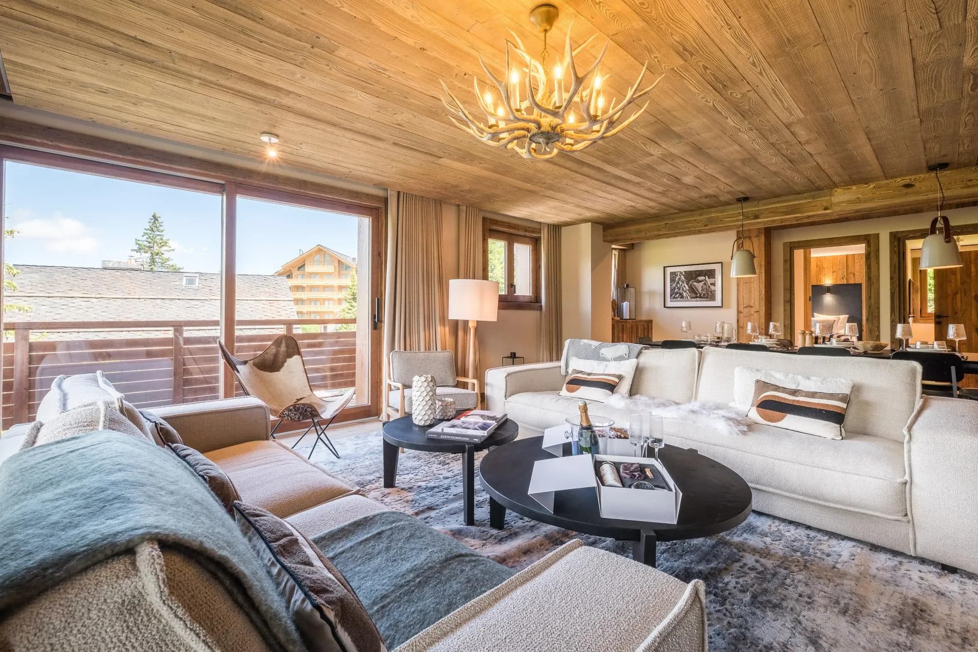 Living room with balcony access