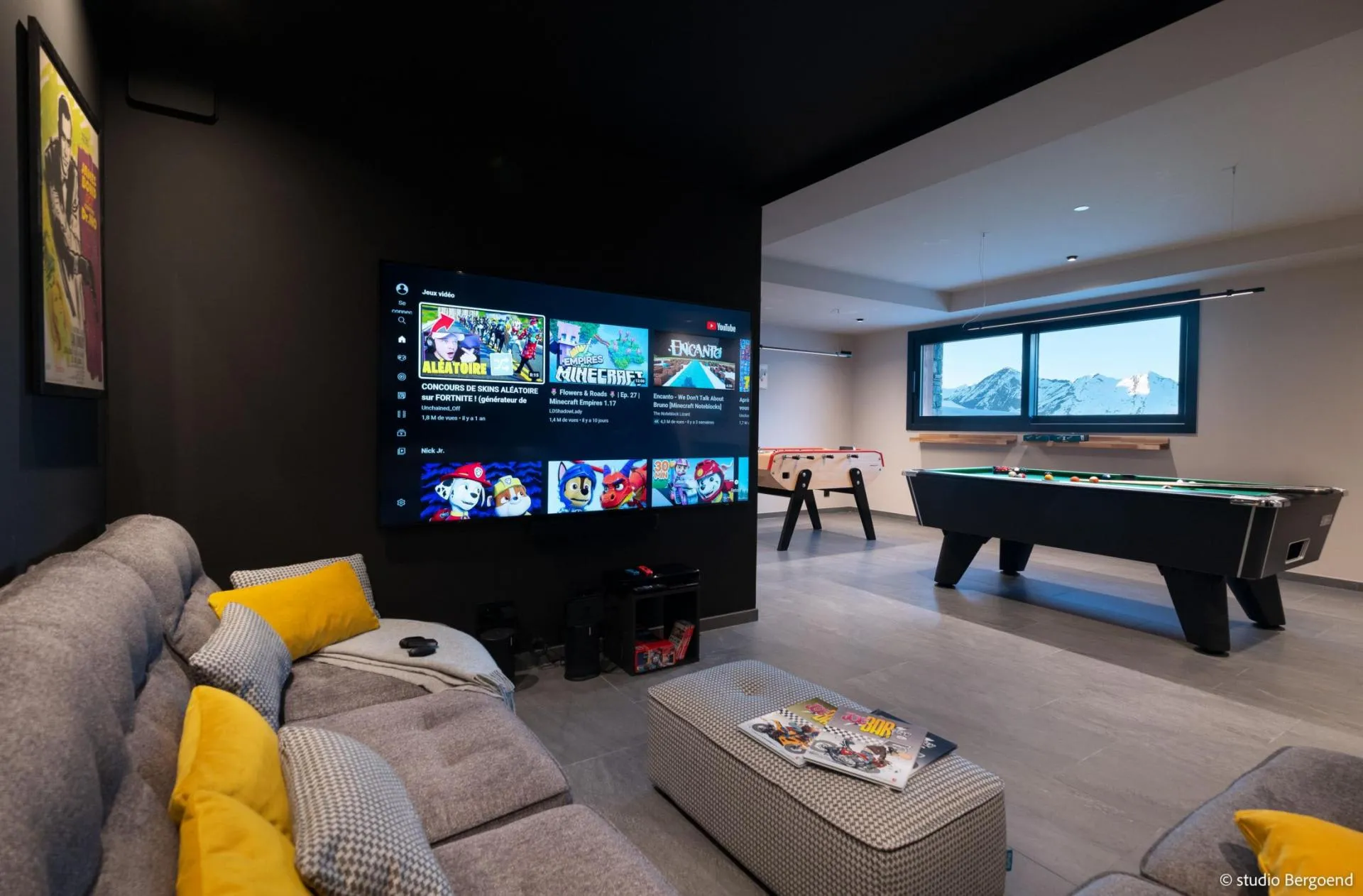 Cinema and games space