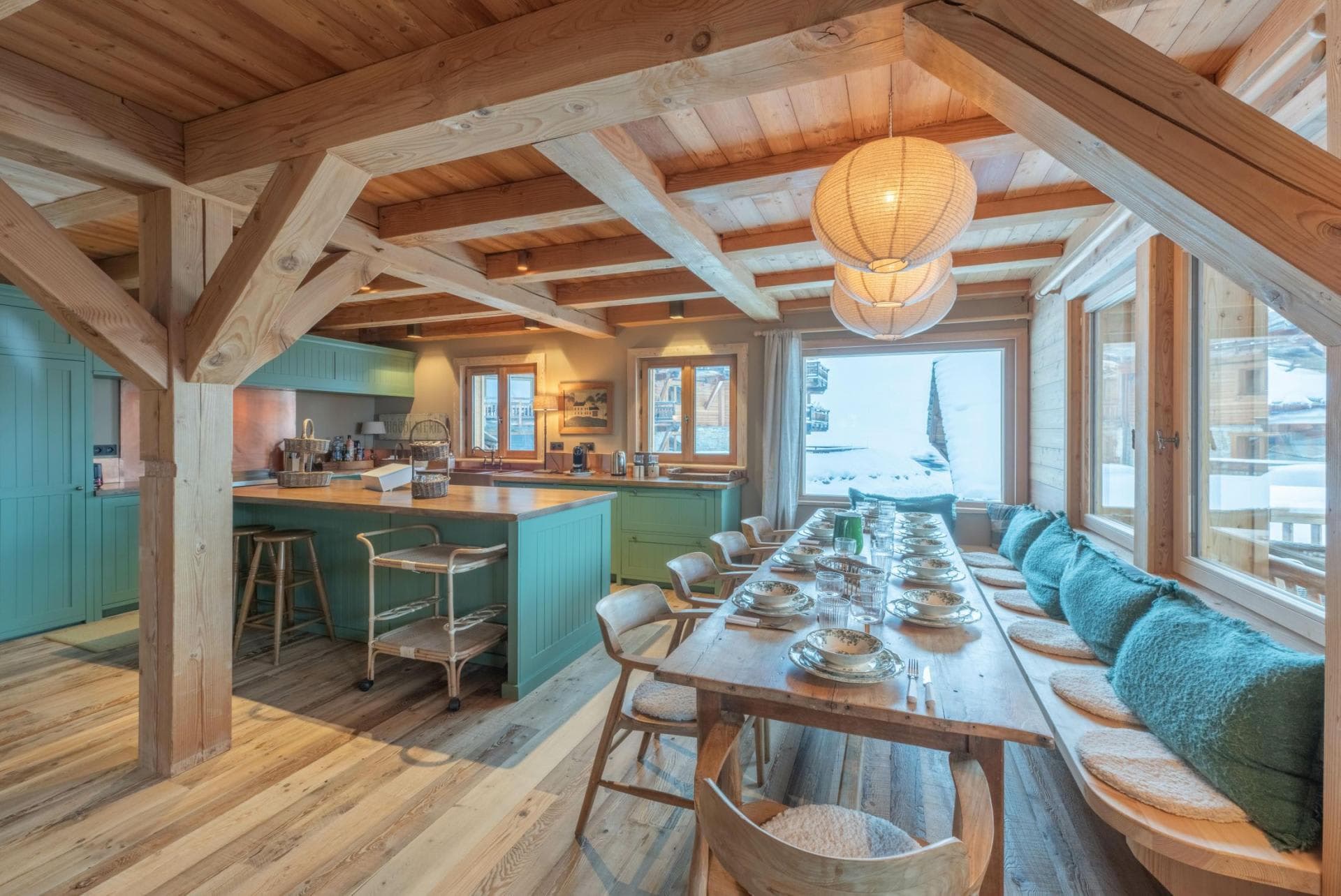 Panoramic alpine views