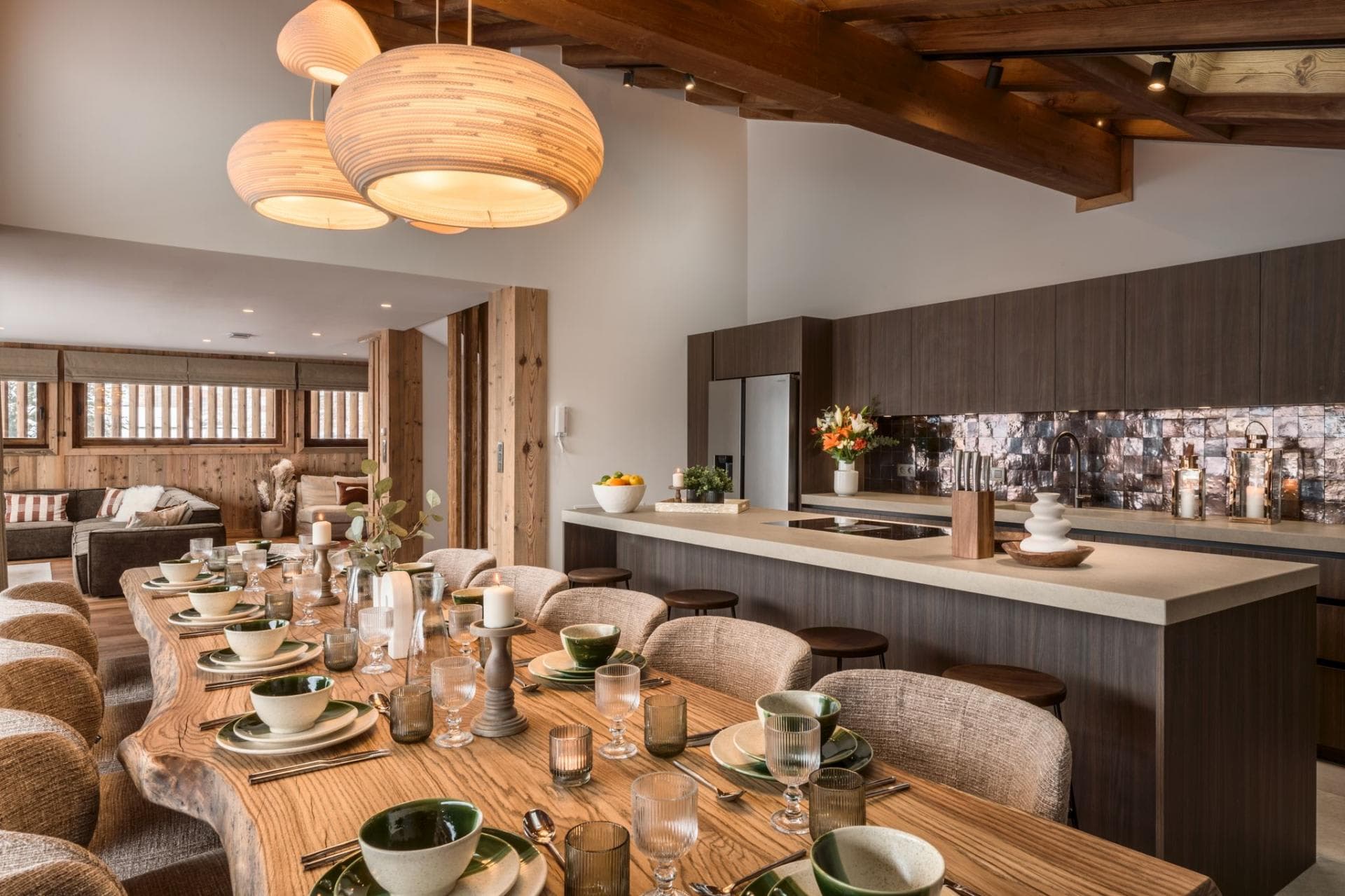 Dining table for 14
