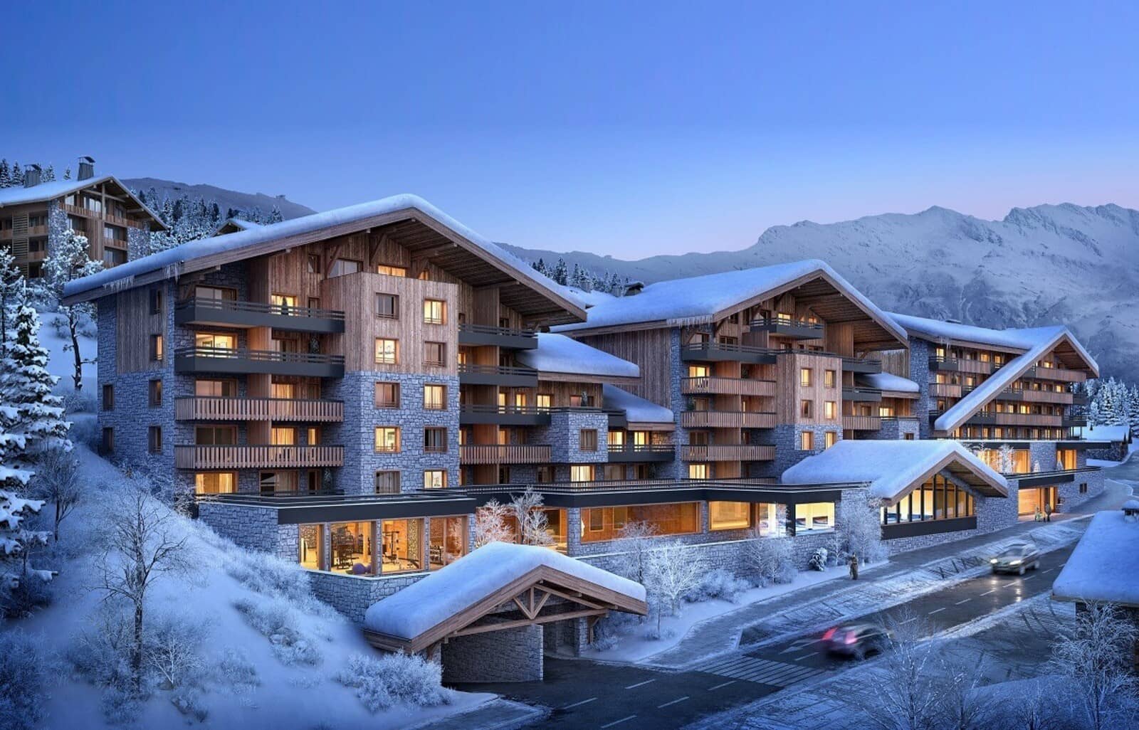 Ski-in, ski-out resort with underground parking and fitness center