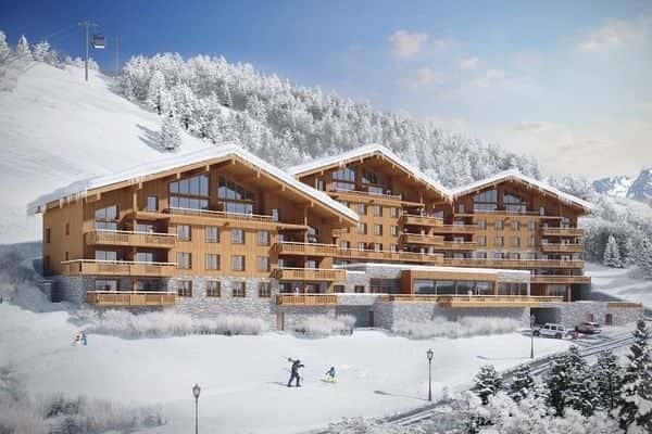 Ski-in, ski-out timber chalets located directly beside the gondola lift