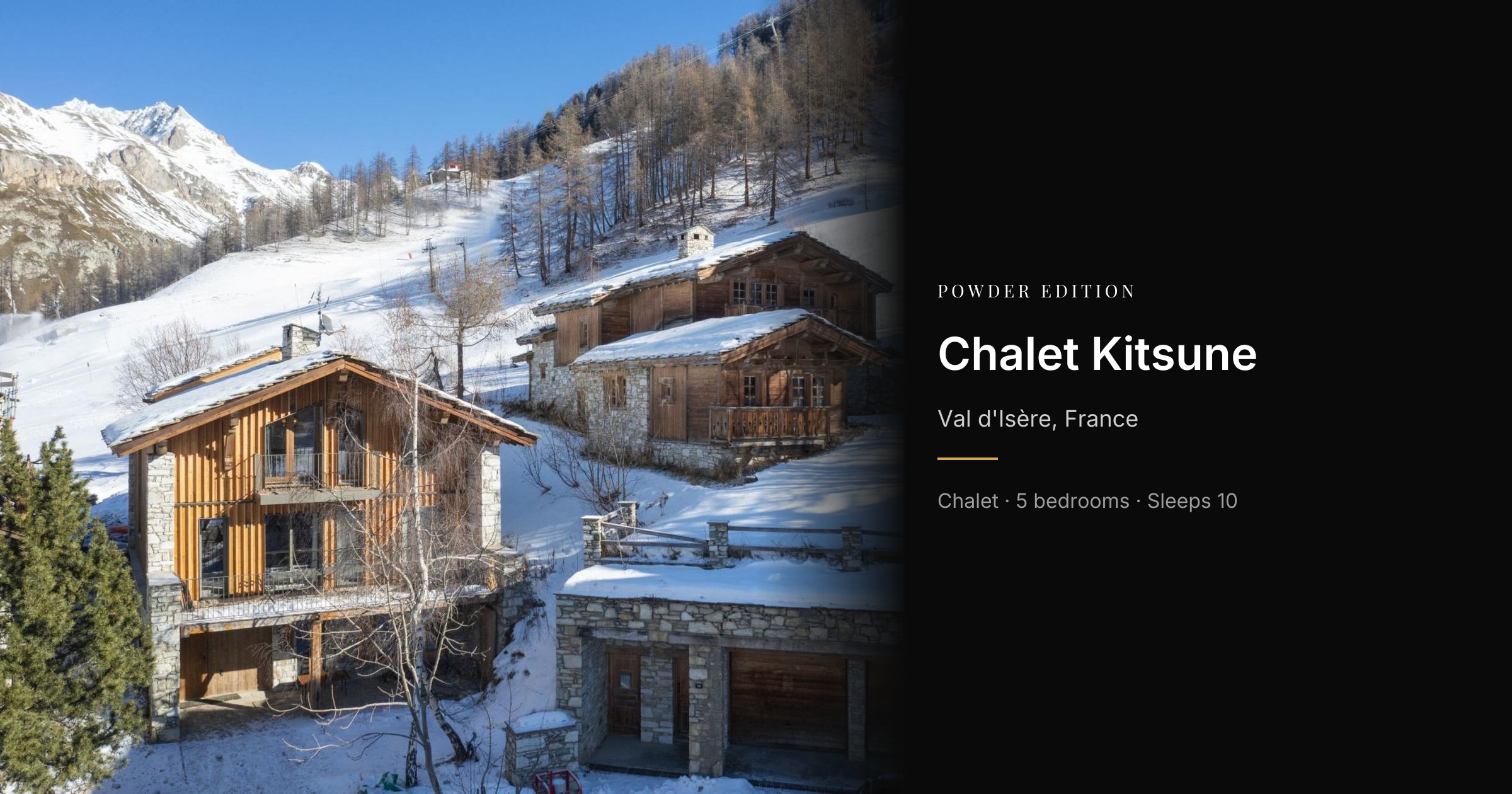 Chalet Kitsune — Luxury 5-Bed Chalet in Val d'Isère | Powder Edition